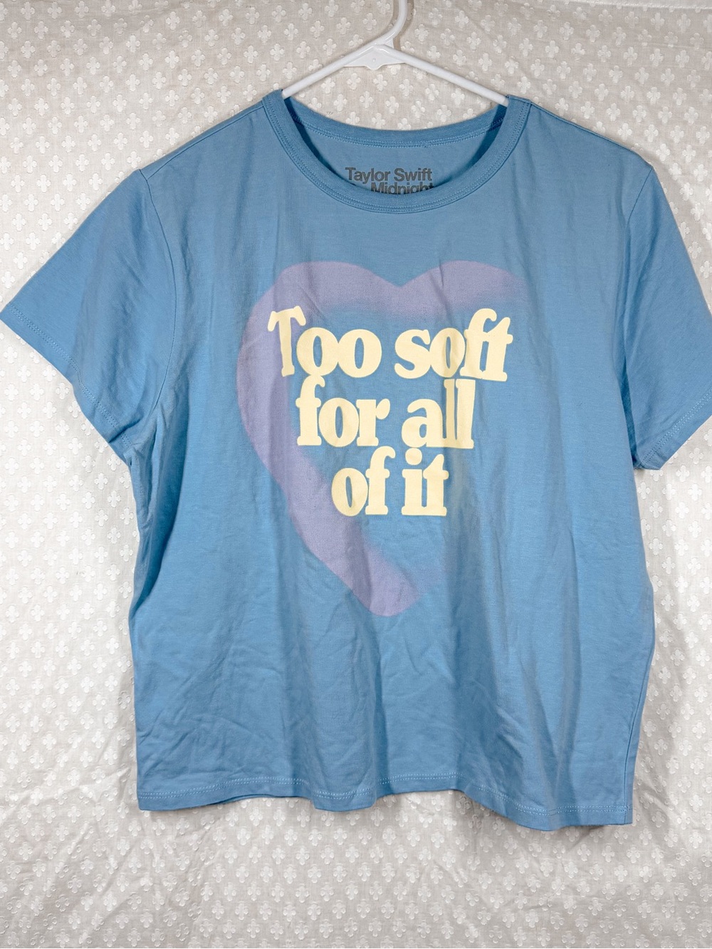 Taylor Swift Midnights Blue Yellow Graphic Print Tee